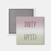 Aimant Lave-vaisselle sale propre (Recto/Verso)