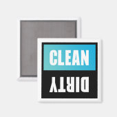 Aimant Lave-vaisselle Signe propre ou sale (Recto/Verso)