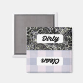 Aimant Lave-vaisselle Signe propre/sale (Recto/Verso)