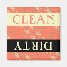 Lave-vaisselle style Flamant rose sec propre