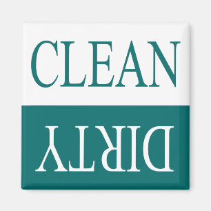 Aimant Lave-vaisselle Turquoise propre