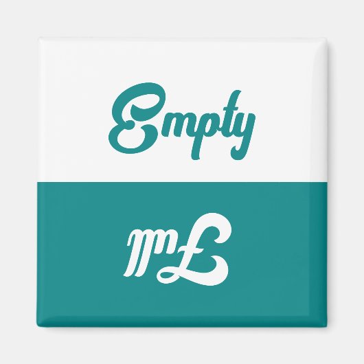 Aimant Lave-vaisselle vintage vide ou complet (Devant)