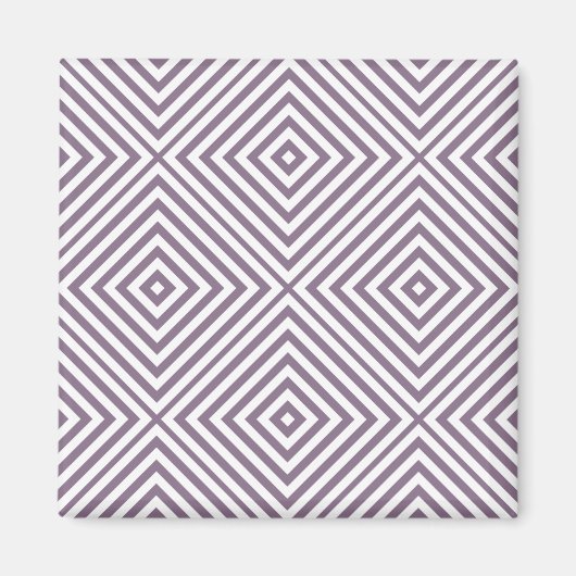 Aimant Lavender Diamond Chevron (Devant)