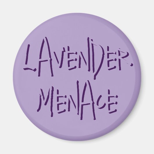 Aimant Lavender Menace (Devant)