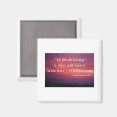 Aimant L'avenir appartient (Recto/Verso)