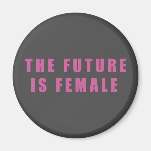 Aimant L'Avenir Est Féminin (Devant)