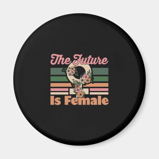 Aimant L'Avenir Est Féminin (Devant)