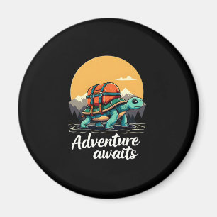 Aimant L'aventure attend est Randonnées est Plein air A