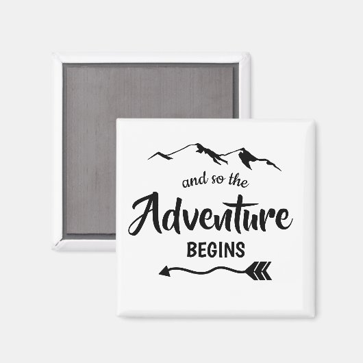 Aimant L'aventure commence à la mode (Recto/Verso)