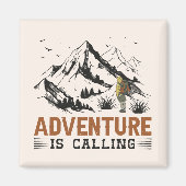 Aimant L'aventure est en train d'appeler (Devant)