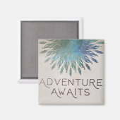 Aimant L'aventure vous attend (Recto/Verso)