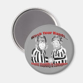 Aimant Laver l'aimant de vos mains (Recto/Verso)