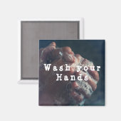 Aimant Laver les mains (Recto/Verso)