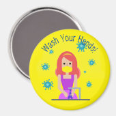 Aimant Lavez vos mains en toute sécurité (Recto/Verso)