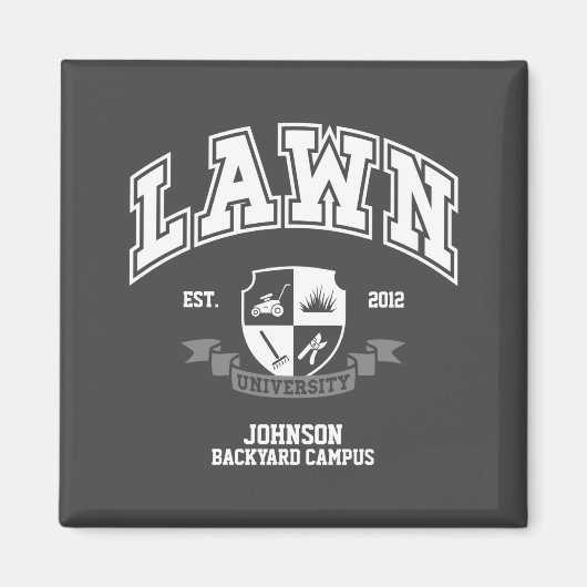 Aimant Lawn Mowing Funny Yard Work For Dad Grandpa _1  (Devant)