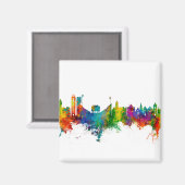 Aimant Lawrence Kansas Skyline (Recto/Verso)