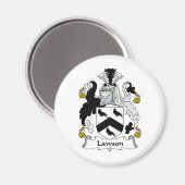 Aimant Lawson Family Crest (Recto/Verso)