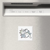 Aimant Laze Furr Days - Cute Lazy Cats Design (In Situ (Lave-vaisselle))