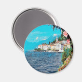 Aimant ldp BELLAGIO - Lac de Côme - (Recto/Verso)