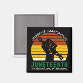 Aimant Le 19ème anniversaire de la liberté (Recto/Verso)