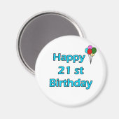 Aimant Le 21e anniversaire (Recto/Verso)