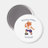 Aimant  Le Badge de la Créativité Éclatante (Recto/Verso)