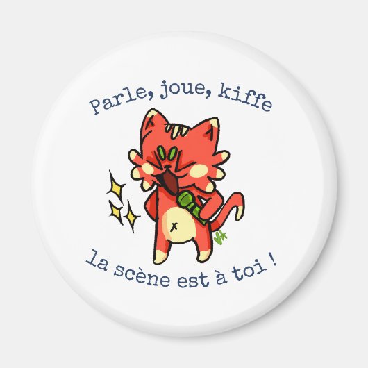 Aimant Le Badge de la Liberté d'Expression (Devant)