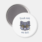 Aimant  Le Badge de l'Auto-Découverte (Recto/Verso)