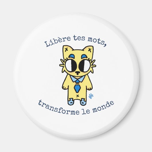 Aimant Le Badge de l'Expression Libérée (Devant)
