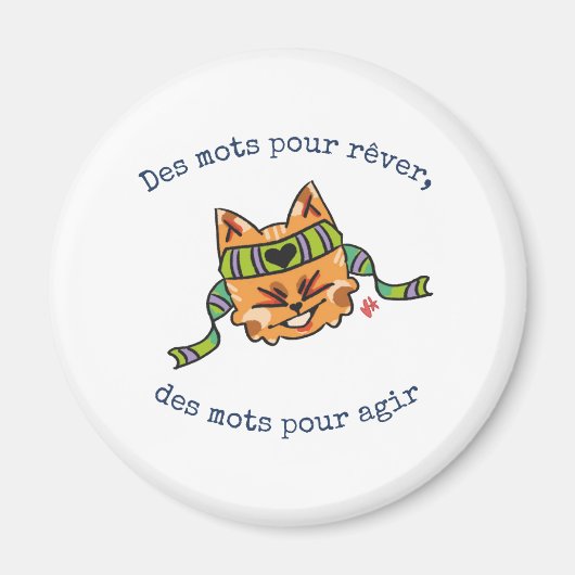 Aimant Le Badge de l'Inspiration et de l'Action (Devant)