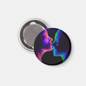 Aimant Le baiser à la lumière ultraviolette (Recto/Verso)