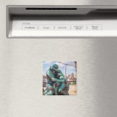 Aimant Le Baiser d'Auguste Rodin aux Tuileries, Paris (In Situ (Lave-vaisselle))