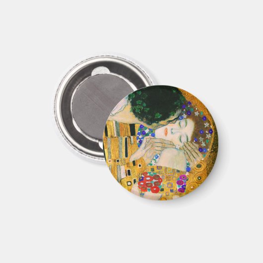 Aimant Le baiser de Gustav Klimt (Recto/Verso)