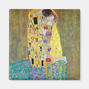 Aimant Le baiser de Gustav Klimt, Art nouveau Vintage