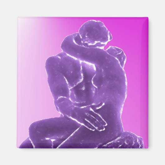 Aimant Le baiser de Rodin (Devant)