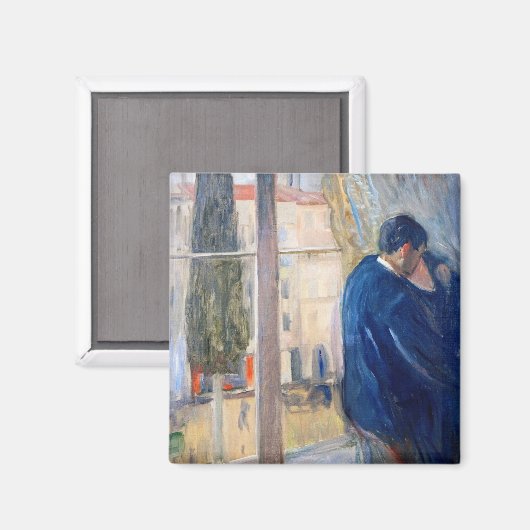 Aimant Le baiser (par Edvard Munch) (Recto/Verso)