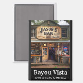 Aimant Le bar de Jason – Collection Southern Psychos (Recto/Verso)