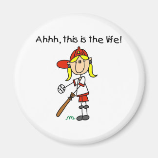 Aimant Le baseball est la vie
