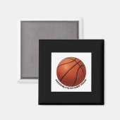 Aimant Le Basket-Ball Est Ma Saison Préférée Active (Recto/Verso)