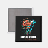 Aimant Le Basket-Ball Est Mon Favori Saison Fun (Recto/Verso)