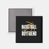 Aimant Le Basket-Ball Est Mon Petit Ami (Recto/Verso)