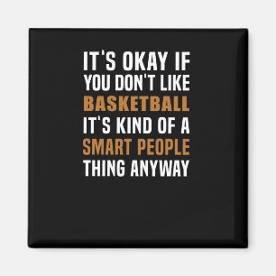Aimant Le Basket-Ball Est Une Chose Intelligente Pour Les