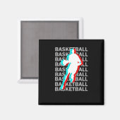 Aimant Le Basket Est Ma Saison Préférée 3 (Recto/Verso)