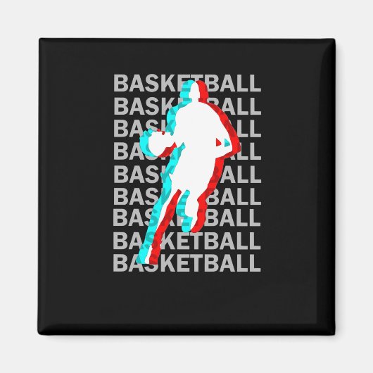Aimant Le Basket Est Ma Saison Préférée 3 (Devant)