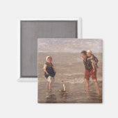 Aimant Le bateau à jouets (Recto/Verso)