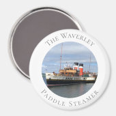 Aimant Le bateau à roues à aubes Waverley (Recto/Verso)