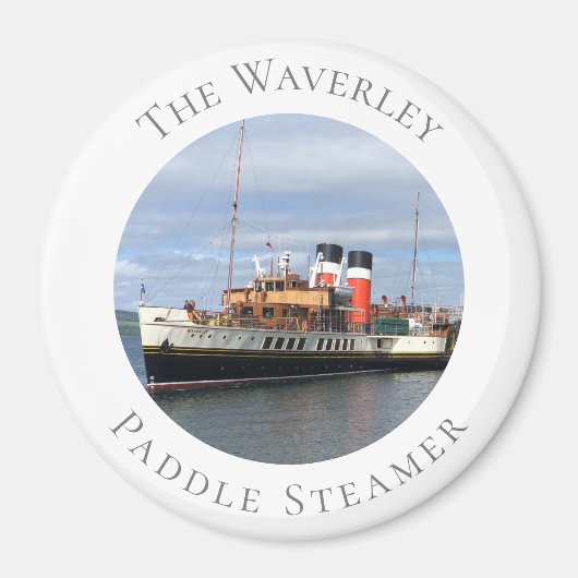 Aimant Le bateau à roues à aubes Waverley (Devant)