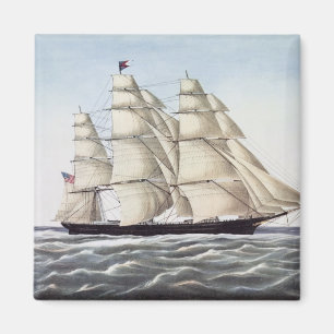 Aimant Le bateau de tondeuse "nuage de vol "