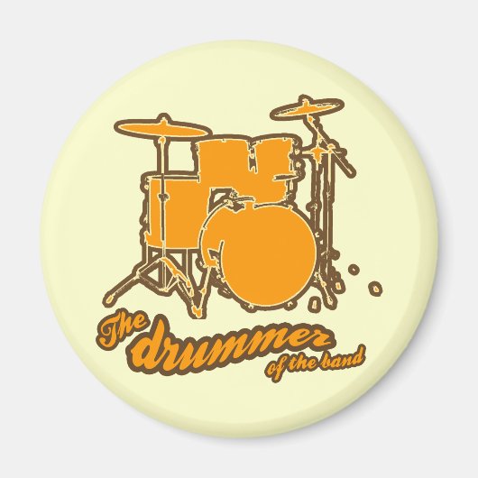Aimant le batteur, musique (Devant)