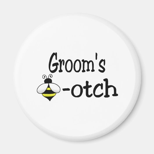 Aimant Le bee-otch de Groom (Devant)